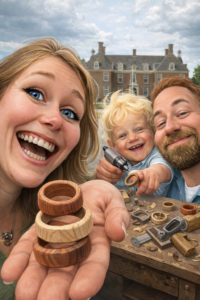 Foto van ons gezin bewerkt met AI